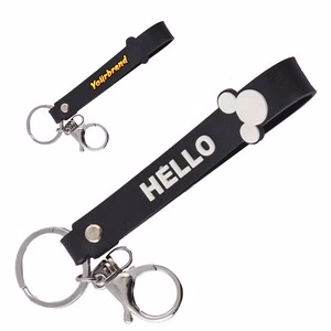 Charming PVC Mouse Keychain With Key Ring Attachment