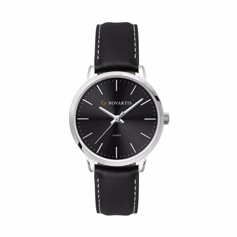 30.5MM, SILVER METAL CASE, 3-HAND MVT