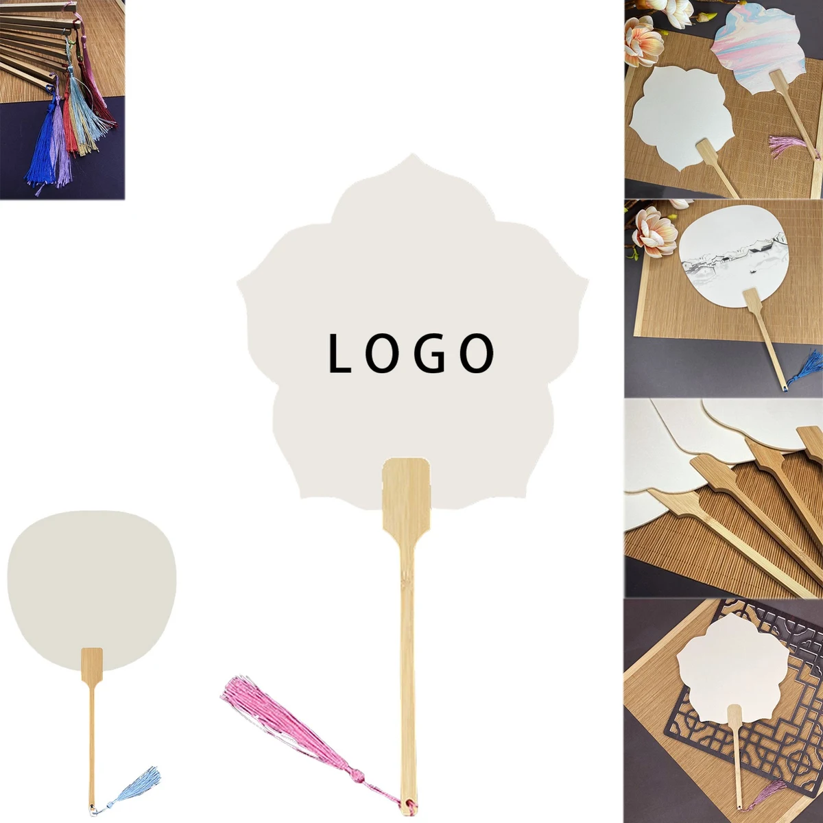 Custom Blank Paper Fan 1