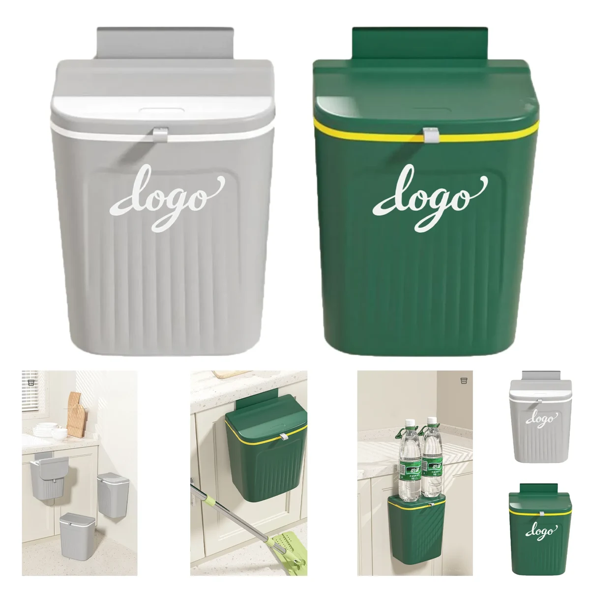 Wall-Mounted Kitchen Bin 1