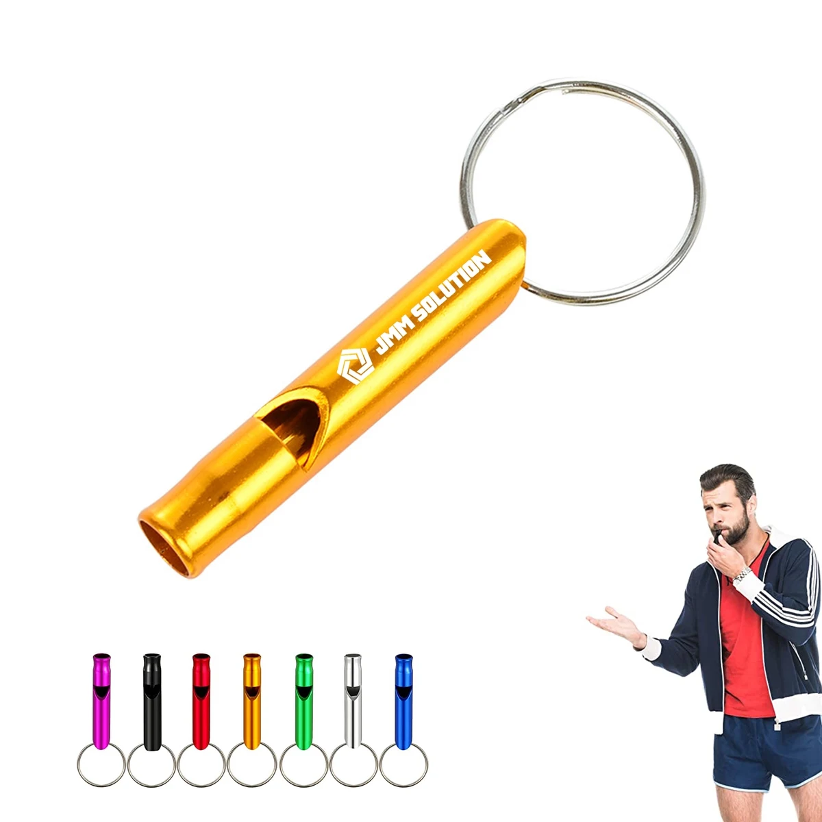 Emergency Survival Whistle Keyring 1