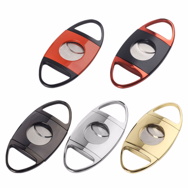 Cigar Cutter Stainless Steel Double Blade
