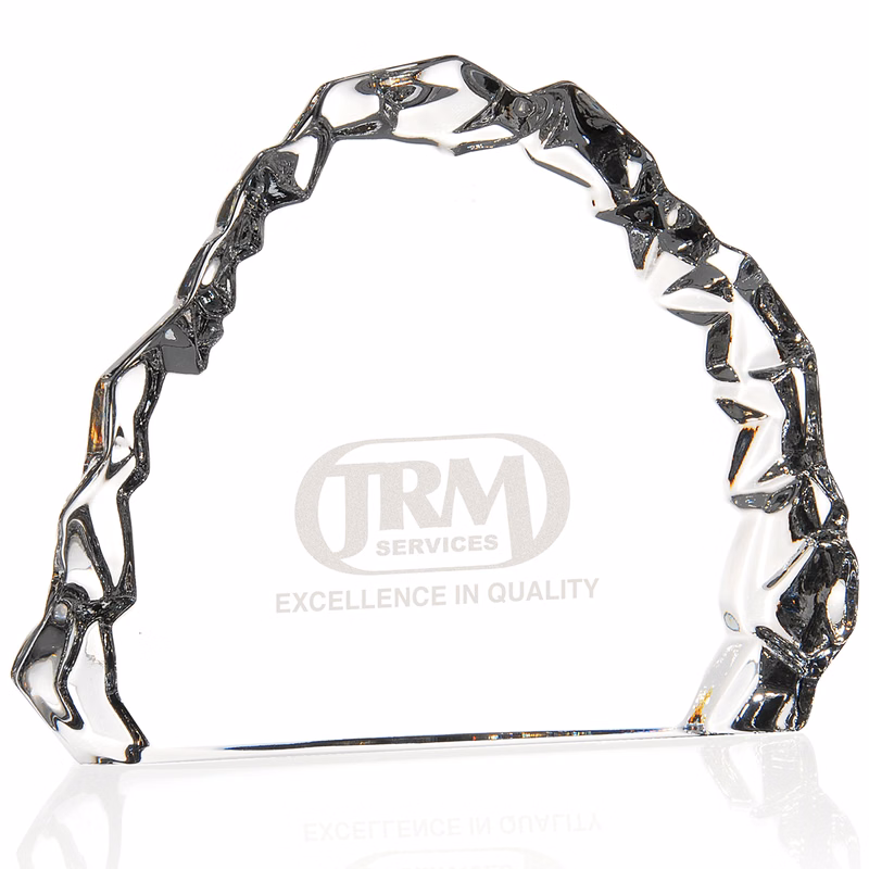 MARIO CIONI Carved Crystal Award