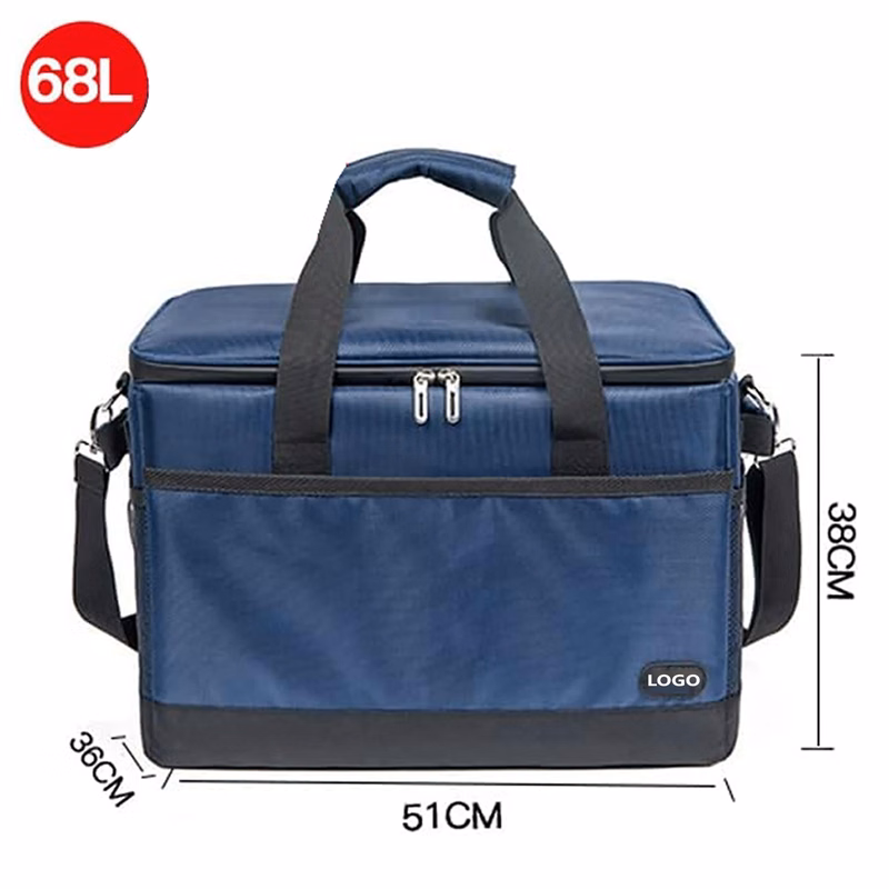 LARGE COOLER LUNCH BAG- BLUE, 68L