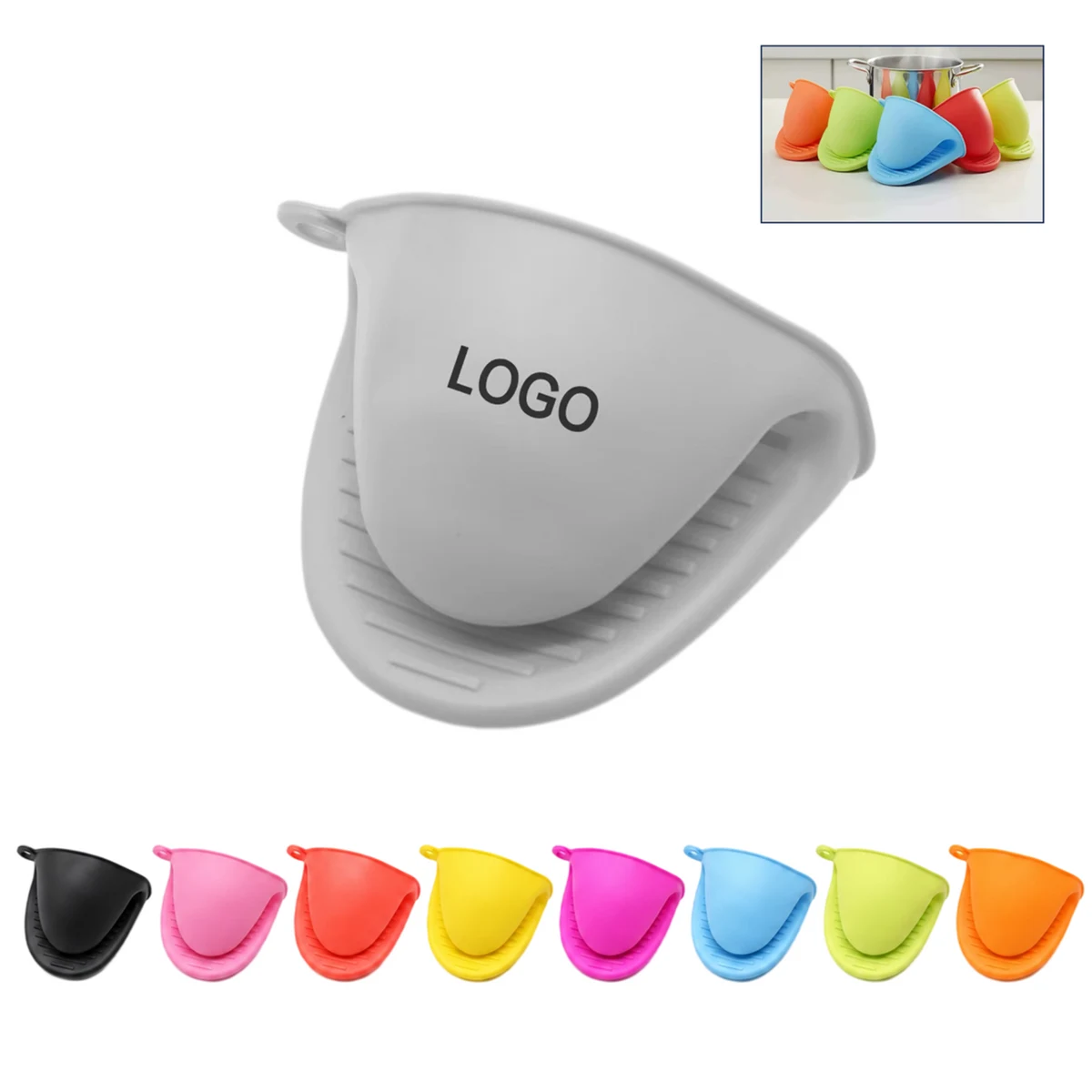 Silicone Heat Resistant Kitchen Mitt 1
