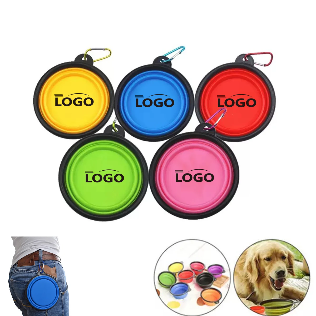 Dog Bowl Pet Collapsible Bowls MOQ50 1