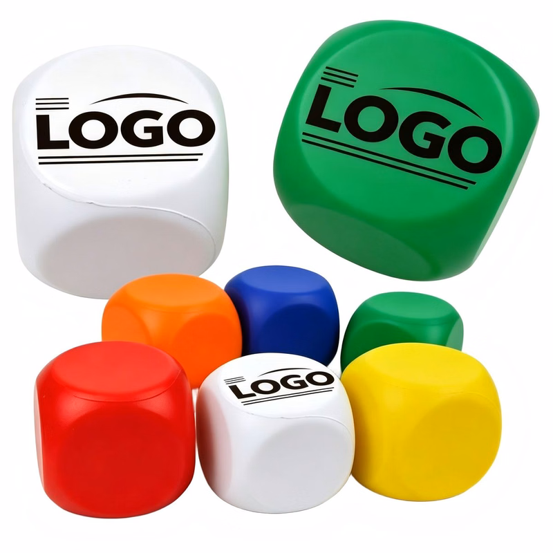PU Dice Shaped Stress Ball