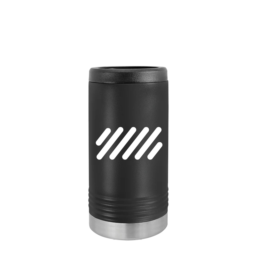 Polar Camel Slim Beverage Holder, custom koozie with logo imprint 1