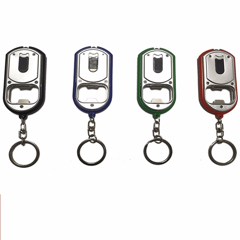 Light-Up Bottle Opener with Keyring