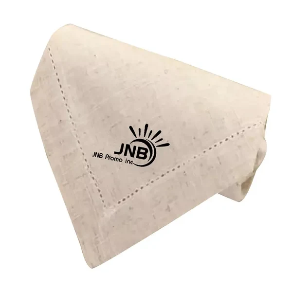 Cotton-Linen Hemstitch Dinner Napkins, 20 x 20 Inches 1