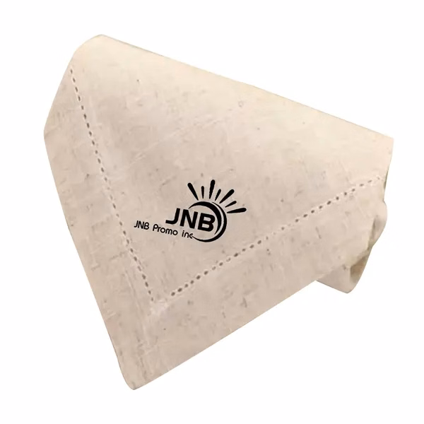 Cotton-Linen Hemstitch Dinner Napkins, 20 x 20 Inches