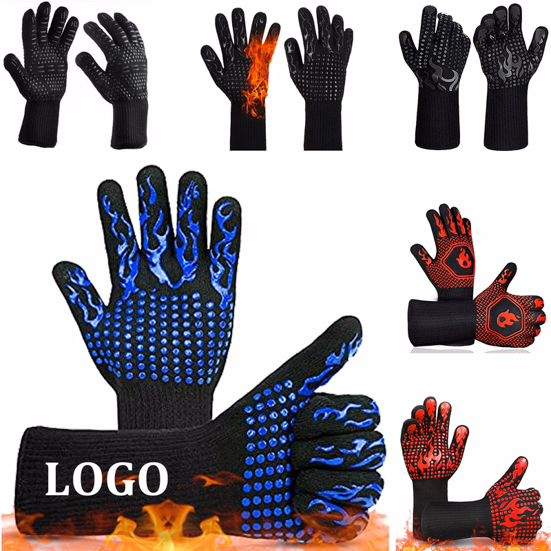 1472 ? High Temp Resistance Fireproof Glove for Grilling Barbecue