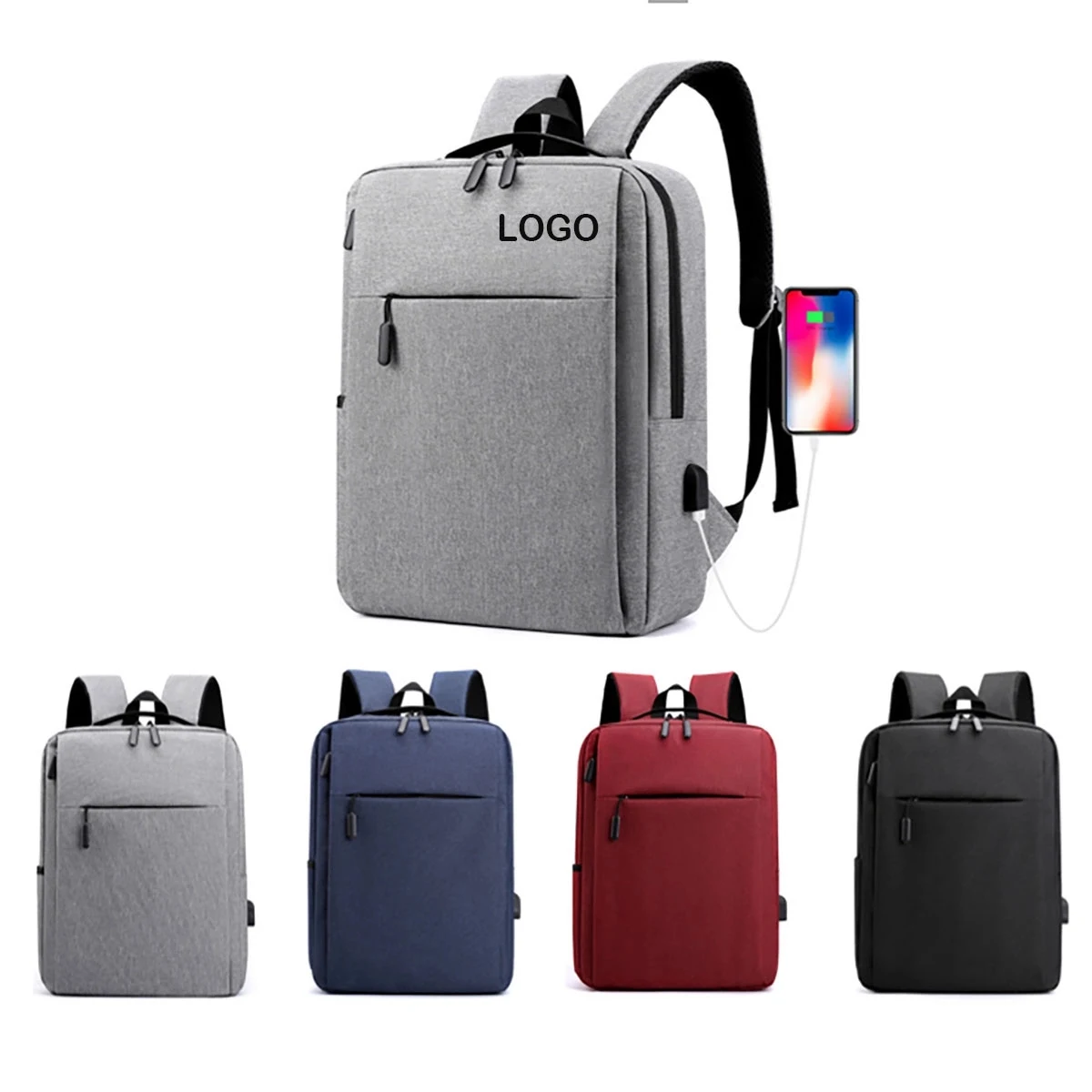 Large Laptop Backpack With Usb Charging Port 1