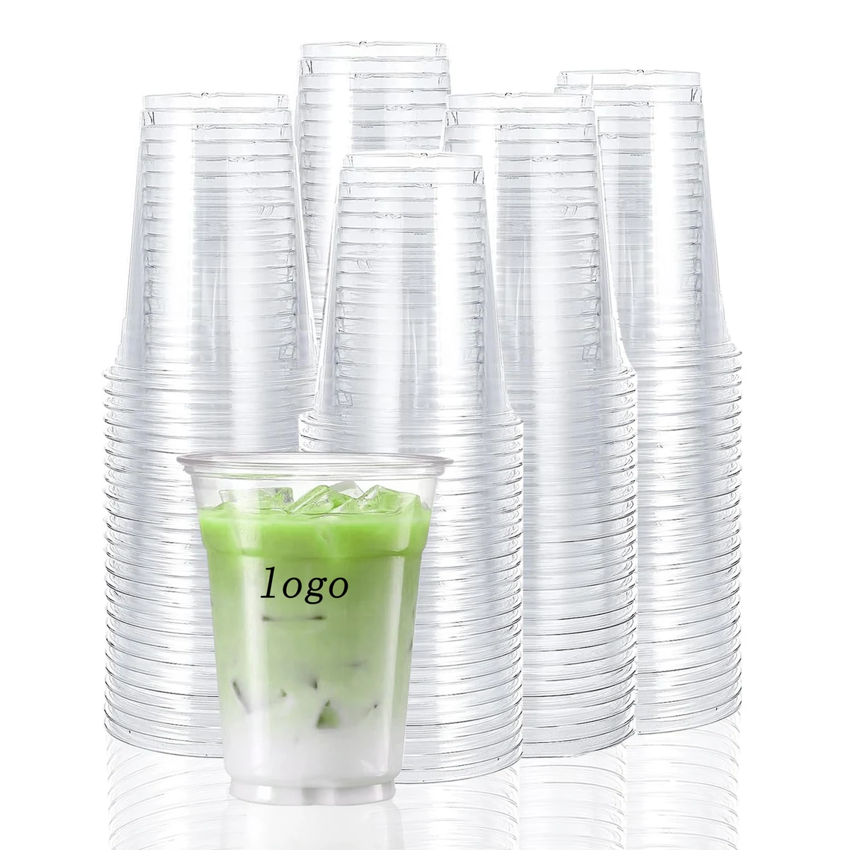 16oz Disposable PET Transparent Cup 1
