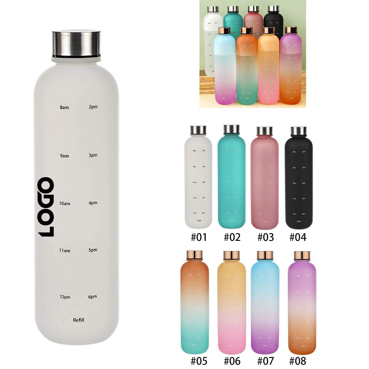 1000ml Sports Water Bottle 1