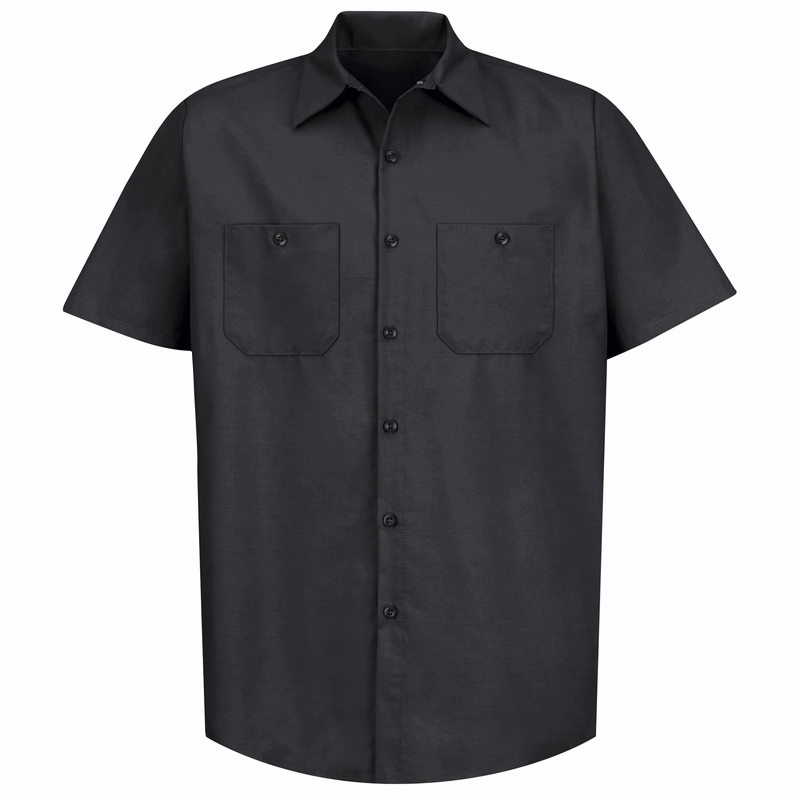 Red Kap® Men's Short Sleeve Industrial Work Shirt