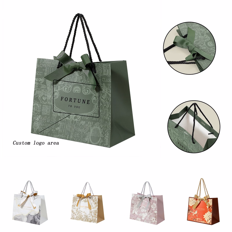 High-End Hand-Held Shopping Gift Paper Bag