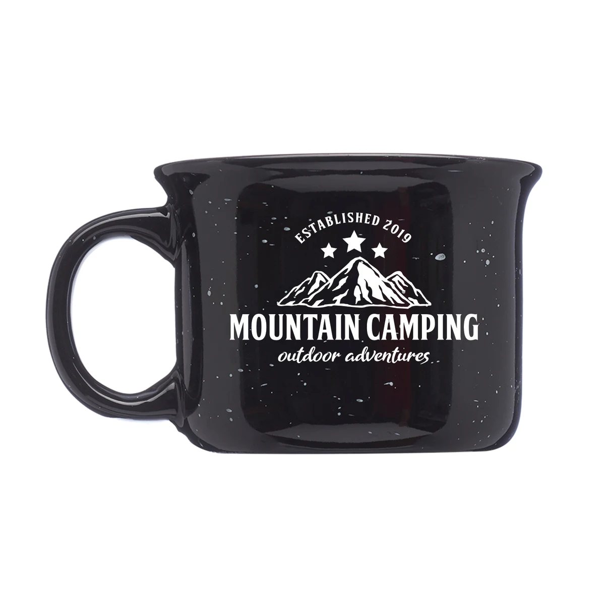 8 oz. Speckled Hearth Ceramic Mug (1 Color Imprint) 1