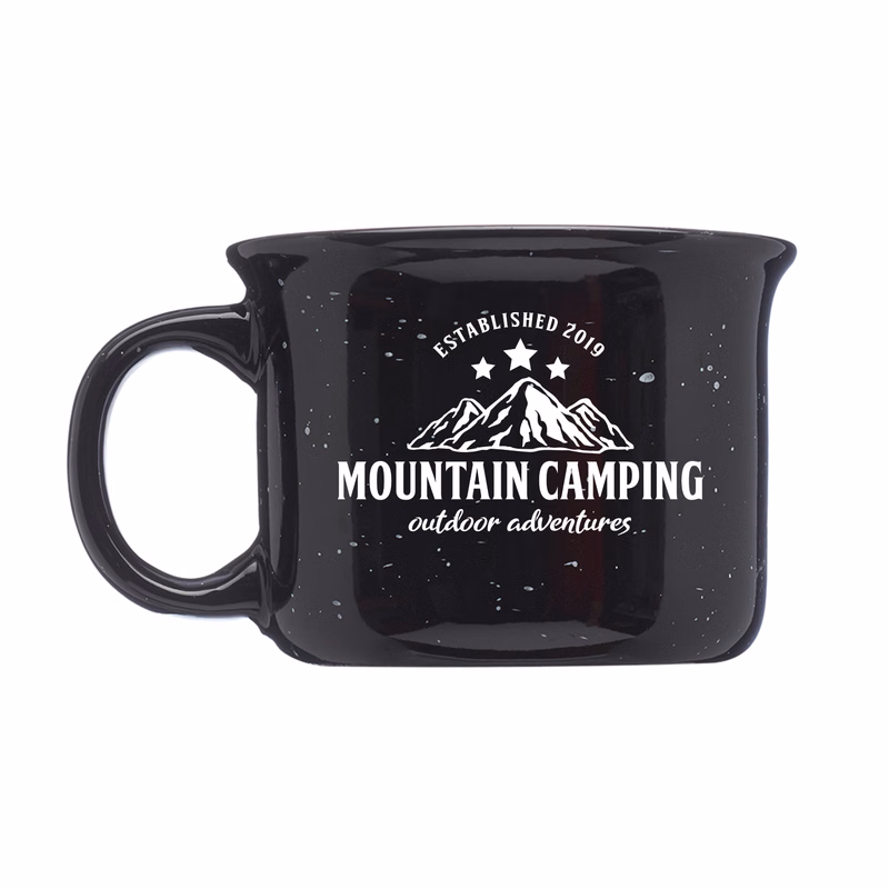 8 oz. Speckled Hearth Ceramic Mug (1 Color Imprint)
