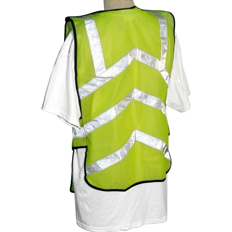 Lime Class II Mesh 5-Point Break Safety Vest Rx 1