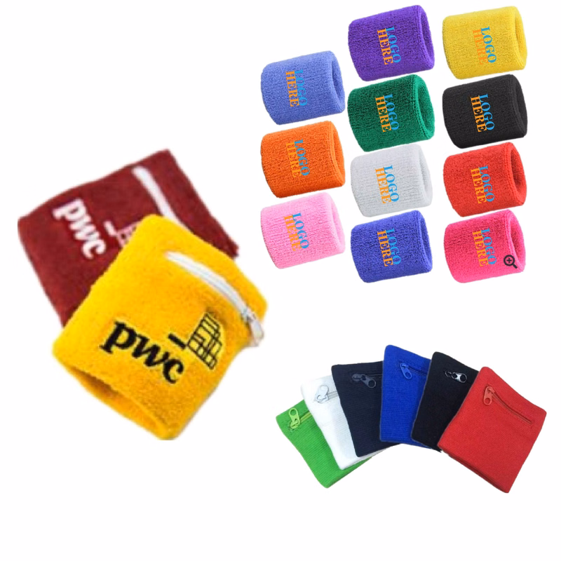 Full Color Wrist Wallet Sports Wristband With Zipper