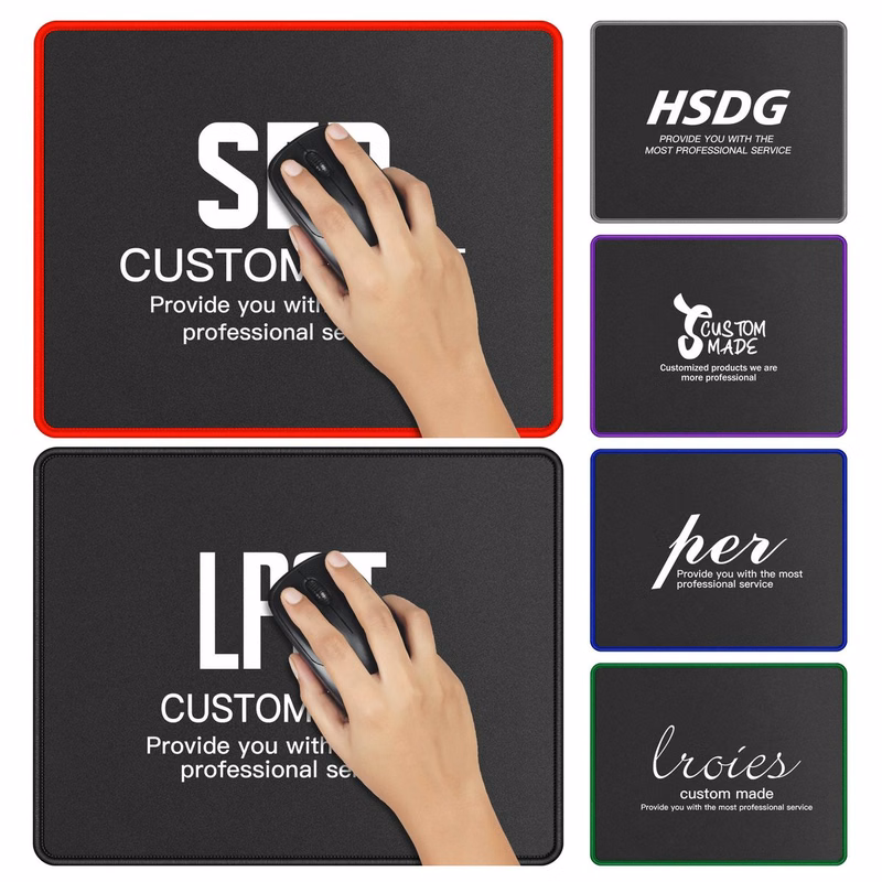 Mouse Pad with Stitched Edge