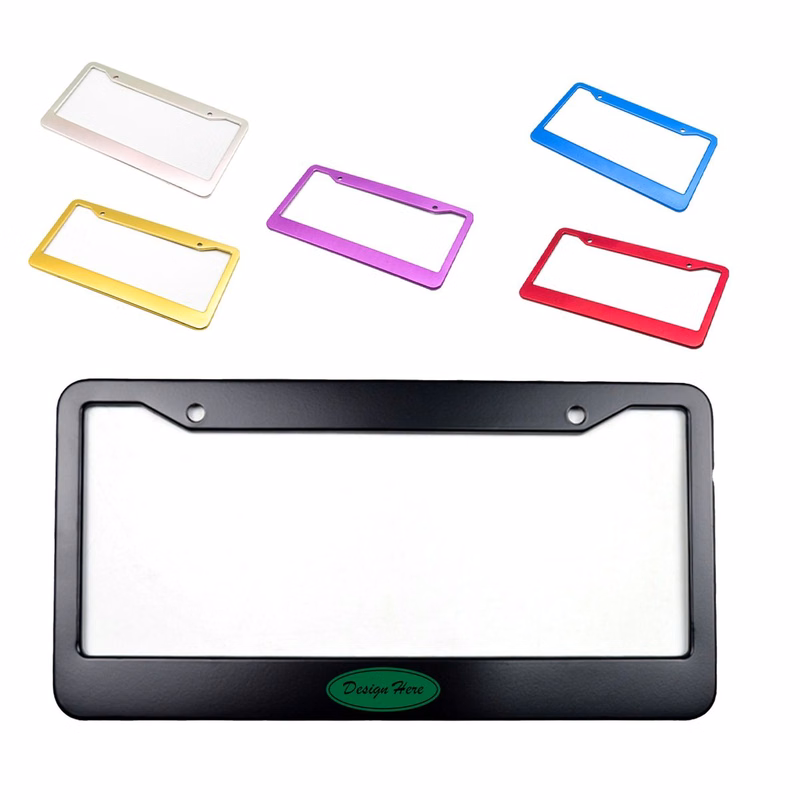 Custom Logo License Frame