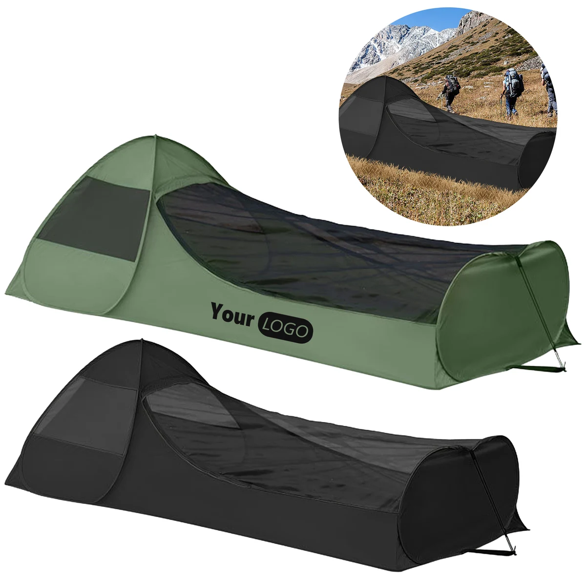 Polyester Outdoor Camping Mosquito Proof Sleeping Bag 1