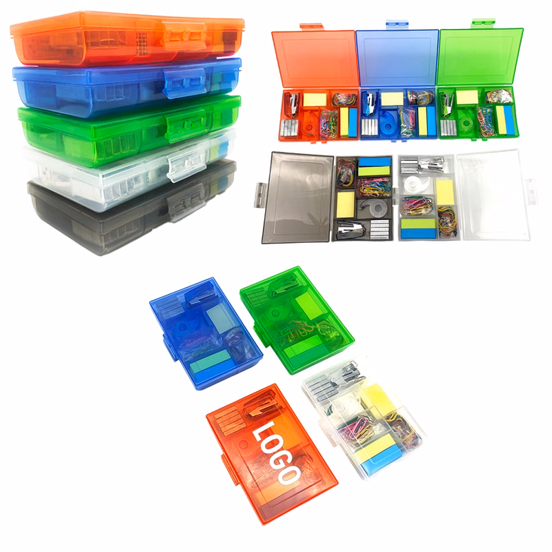 Mini Office Stationery Set With Storage Case