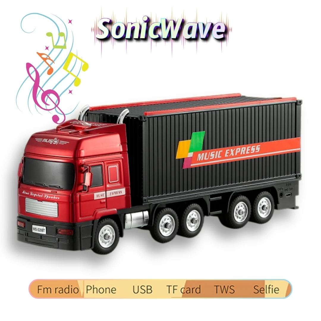 SonicWave Drive Truck-Shaped Bluetooth Speaker 1