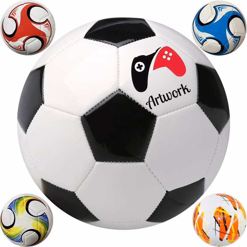 PU Surface Tight Weaved Soccer Ball