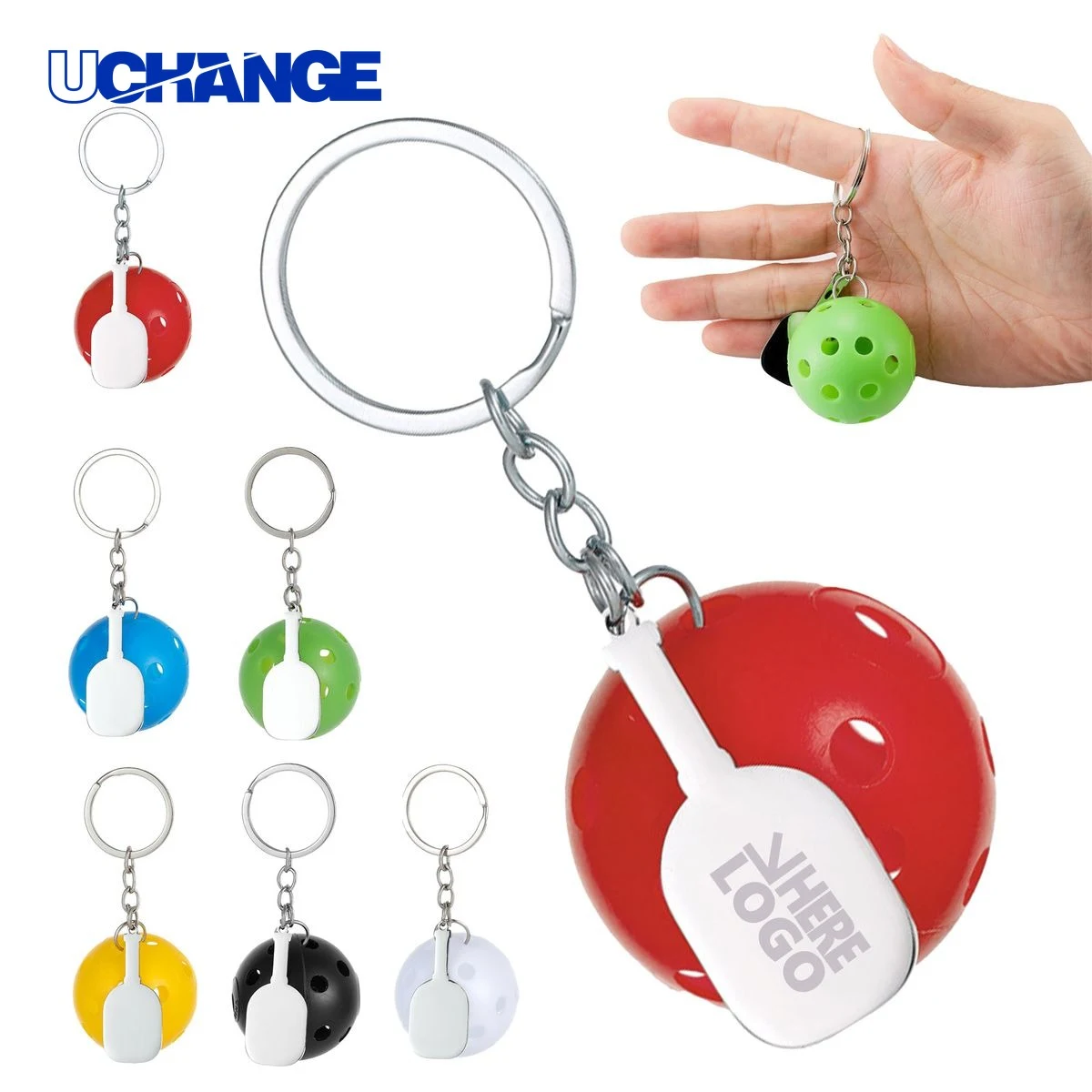 Pickleball Sports Gift Keychain 1