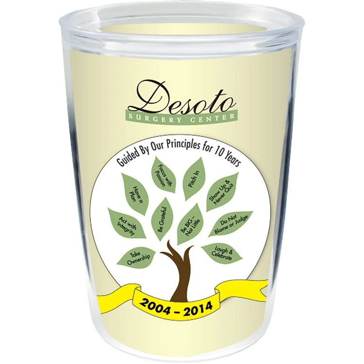 14oz Thermal Dual Walled Tumbler - White Printed Insert 1