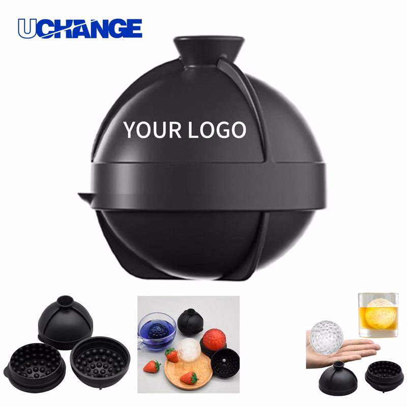 Reusable Silicone Ice Mold Tool for Spherical Ice