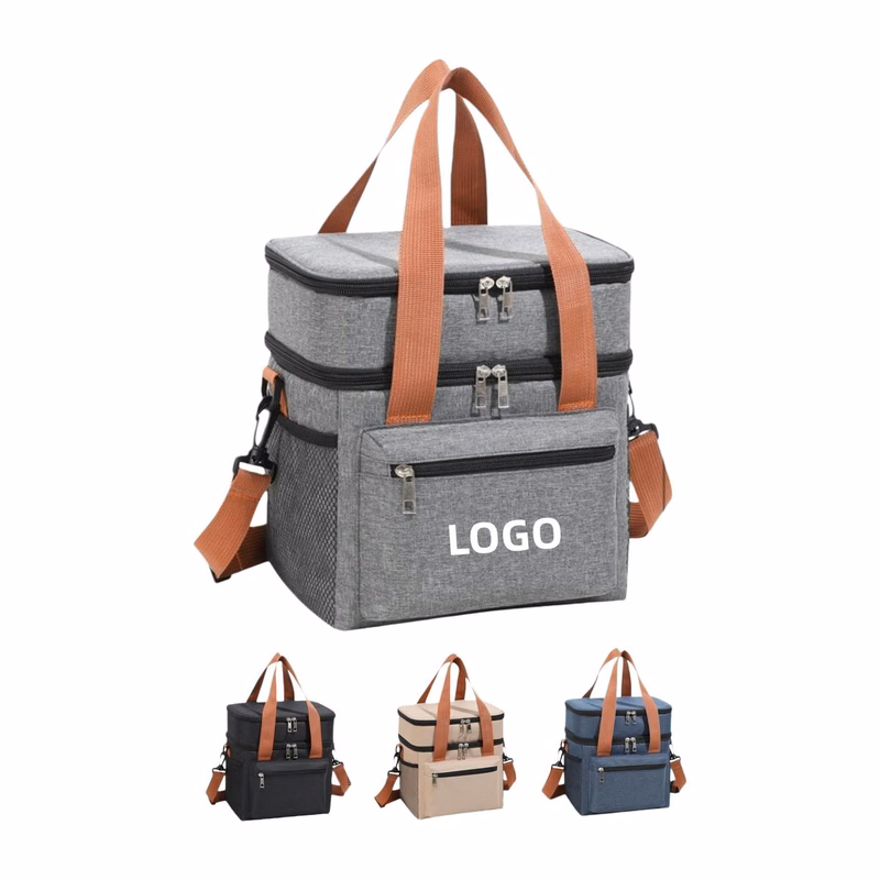 Double Layer Lunch Bag