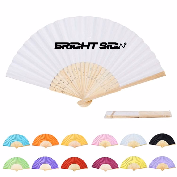 Decorative Bamboo & Paper Folding Fan