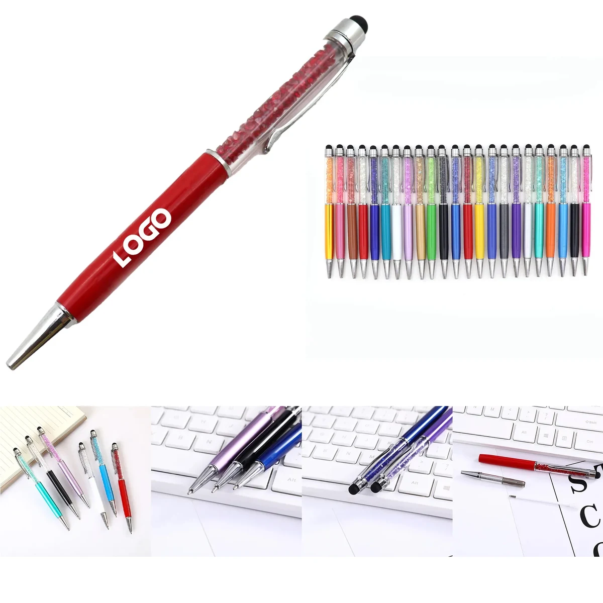 Crystal, Stylus Bling Ballpoint Pens 1
