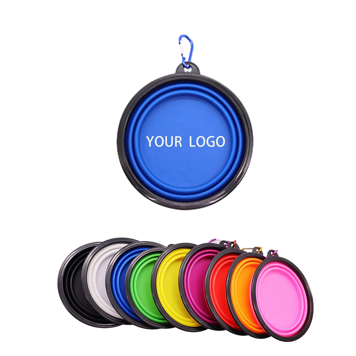 Portable Pet Travel Silicone Bowl 22Oz 1