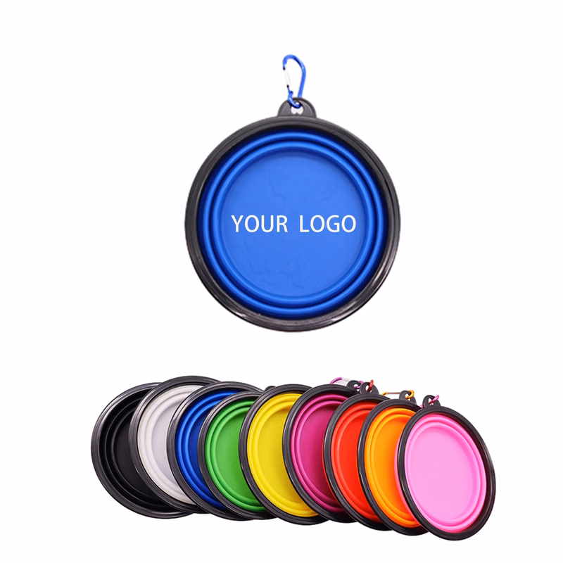 Portable Pet Travel Silicone Bowl 22Oz