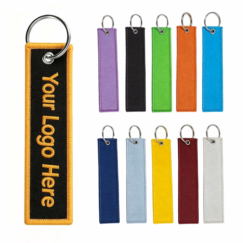 Custom Embroidered Flight Key Tag