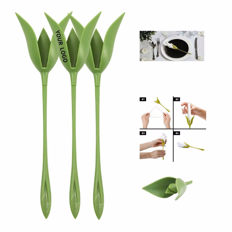 Flower Twist ABS Napkin Rack for Dining Use