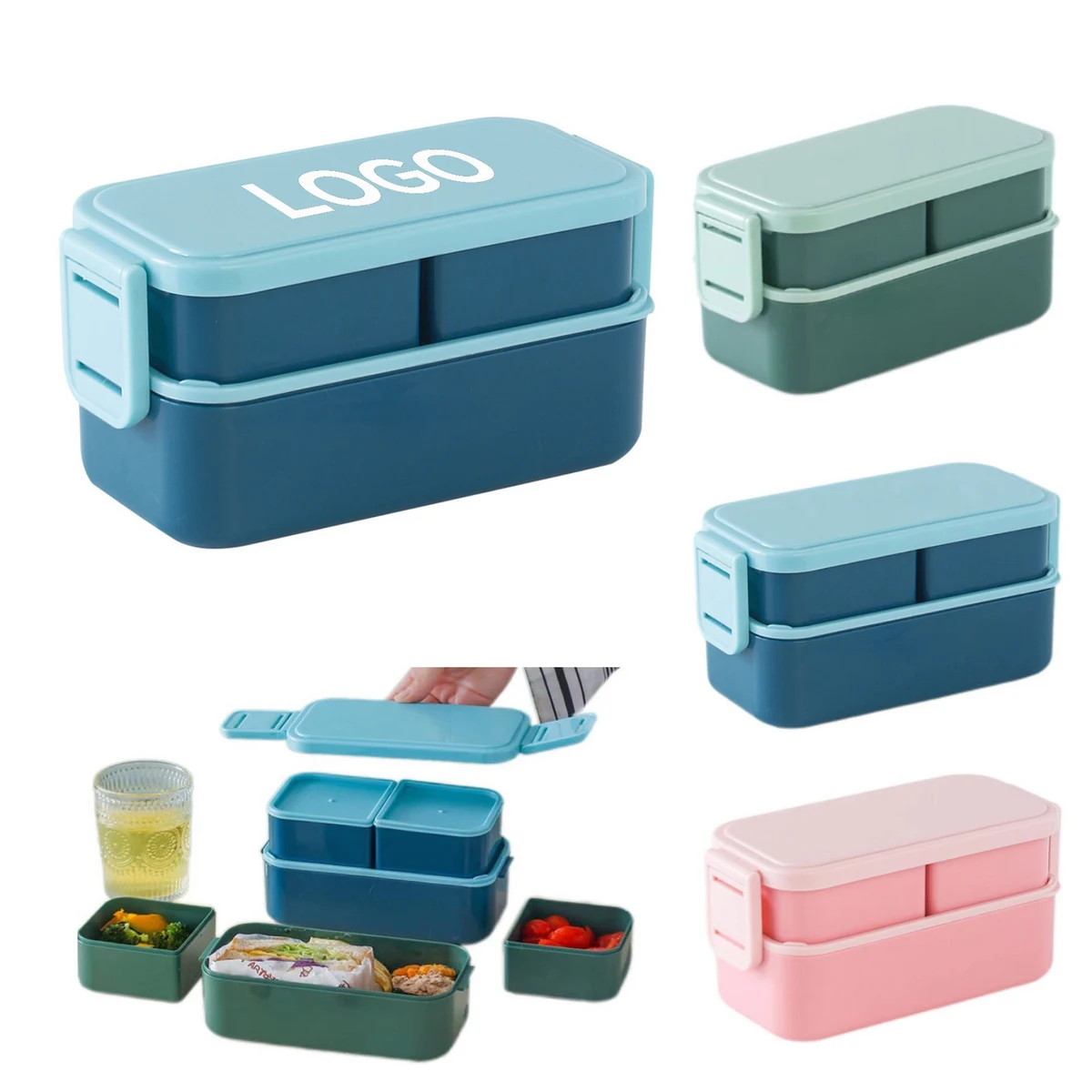 Sub -Bento Plastic Lunch Box 1