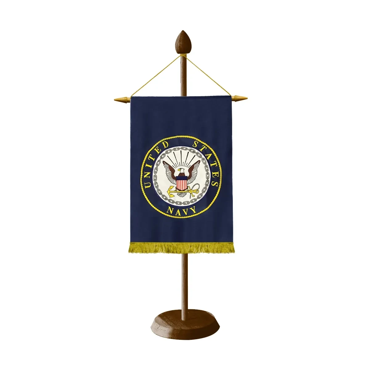 13.75" Desk Wooden Podium Banner Stand Kit 1