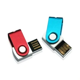 256MB Mini Chip on Board (COB) Swivel USB 2.0 Flash Drive. 1