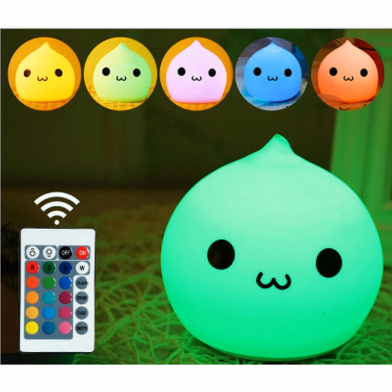 Rechargeable Waterdrop Silicone Night Light