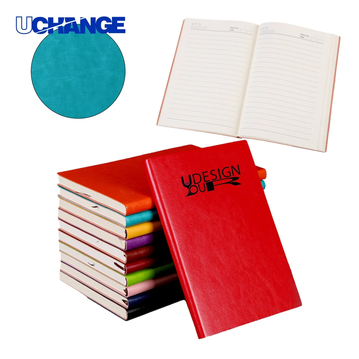 A5 Soft Leather Thick Notebook Journal 1