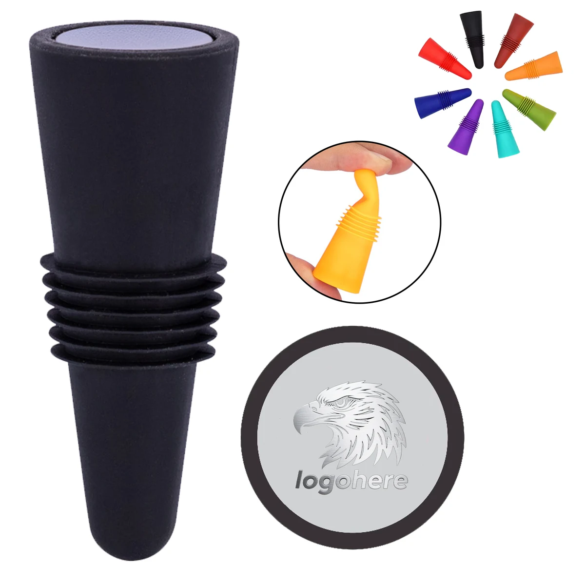 Multi Beverage Grip Seal Bottle Stopper 1