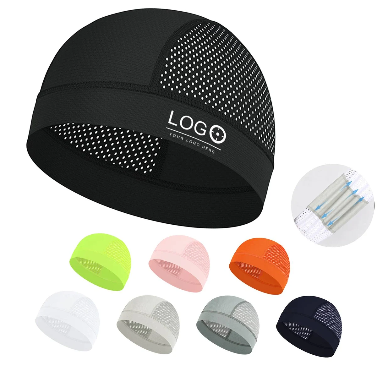 Polyester Sun Protection Sports Mesh Cap 1