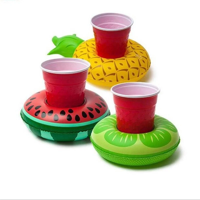 PVC Inflatable Floating Coaster Cup Holder 1