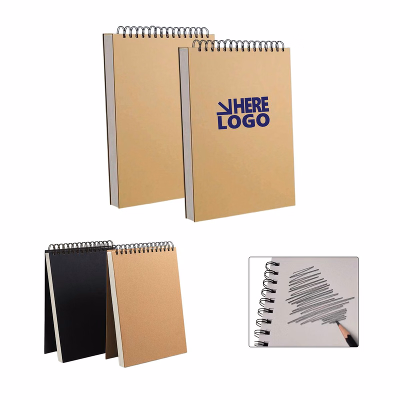 Hardcover 16K Spiral Sketchbook 60 Pages